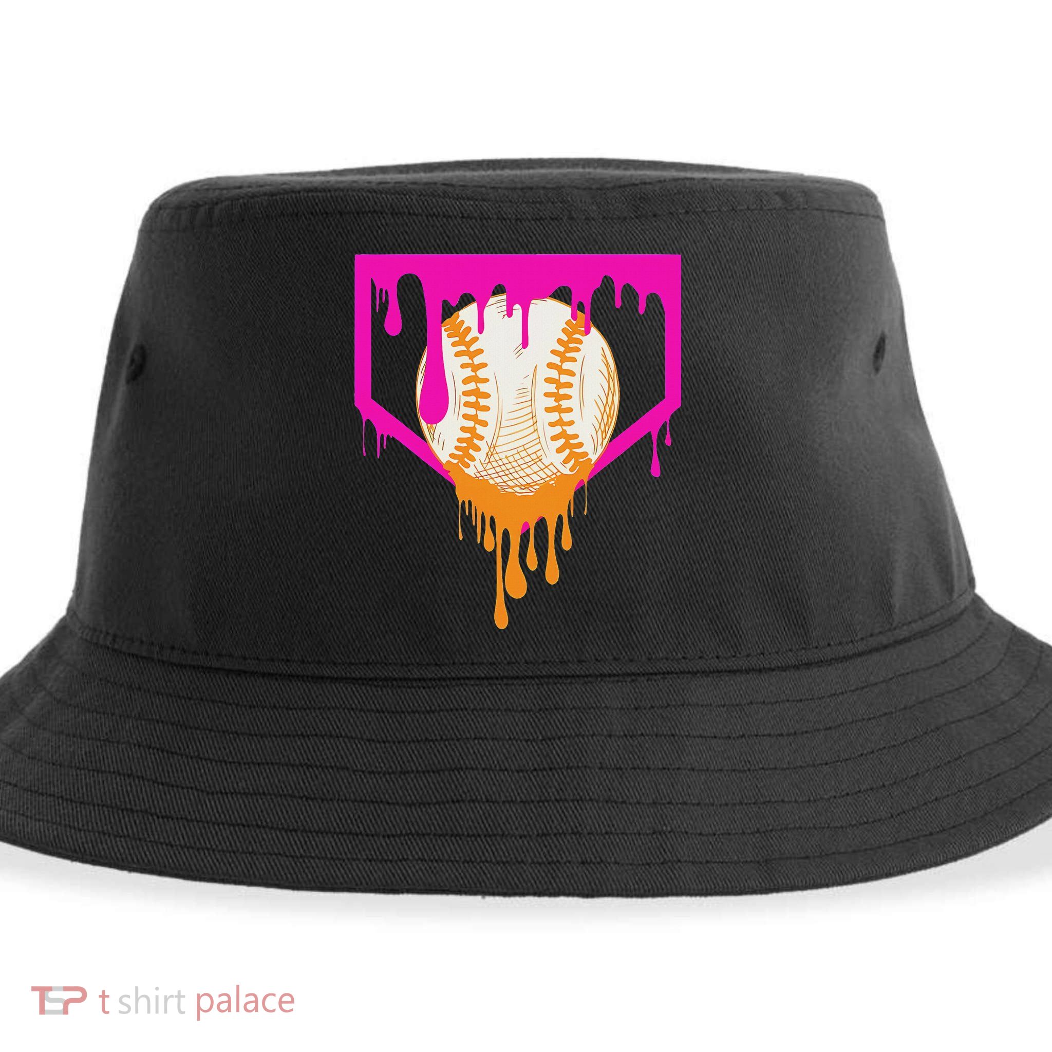 Baseball Drip For Ice Cream Drip Baseball Sustainable Bucket Hat