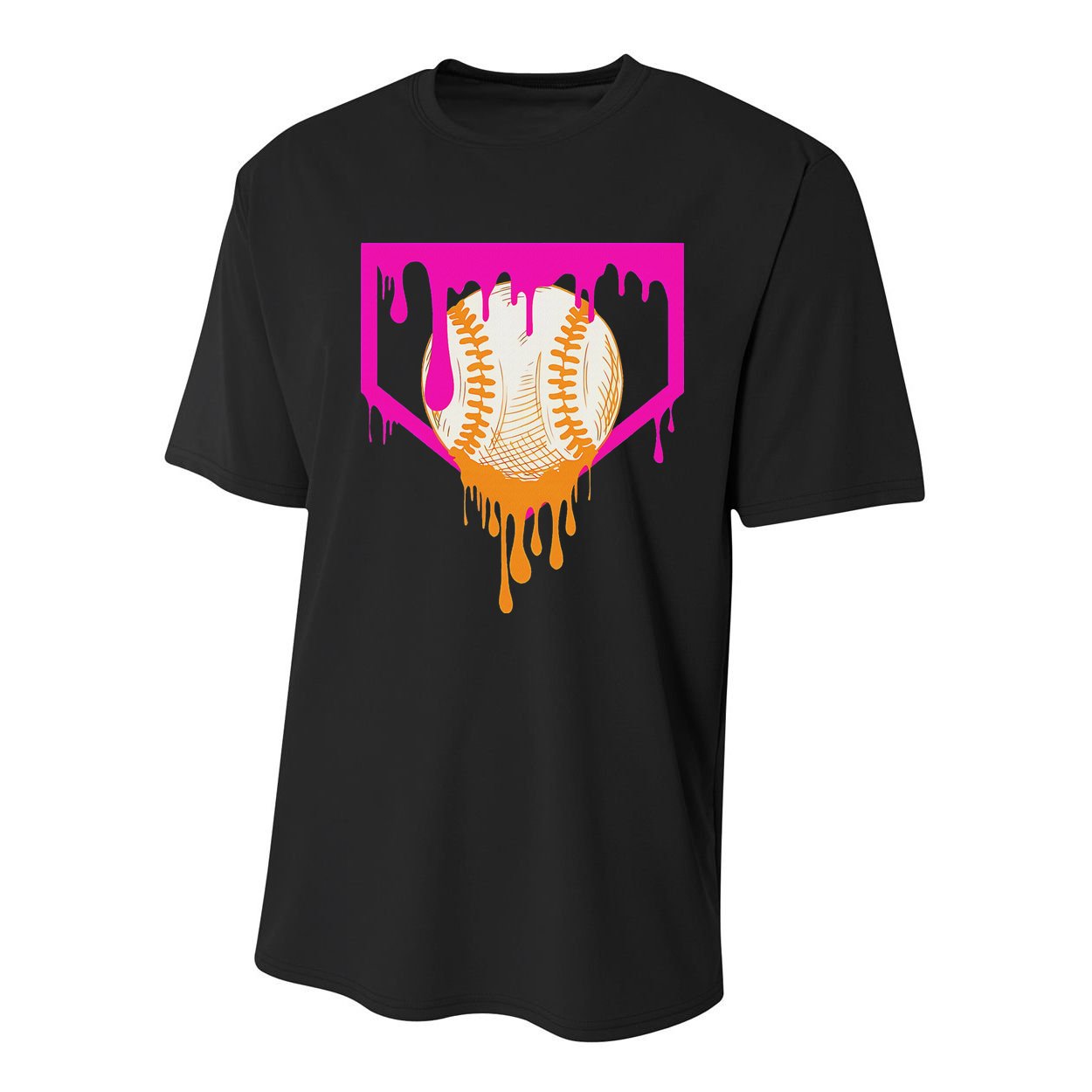Baseball Drip For Ice Cream Drip Baseball Youth Performance Sprint T-Shirt
