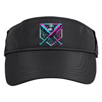Baseball Drip For Ice Cream Drip Baseball Adult Drive Performance Visor