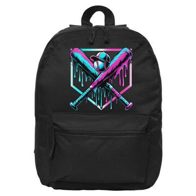 Baseball Drip For Ice Cream Drip Baseball 16 in Basic Backpack