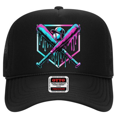Baseball Drip For Ice Cream Drip Baseball Trucker Hat