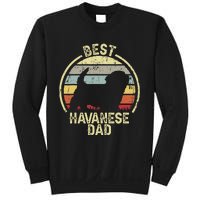 Best Dog Father Dad Vintage Havanese Sweatshirt