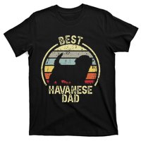 Best Dog Father Dad Vintage Havanese T-Shirt