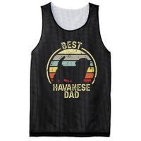 Best Dog Father Dad Vintage Havanese Mesh Reversible Basketball Jersey Tank