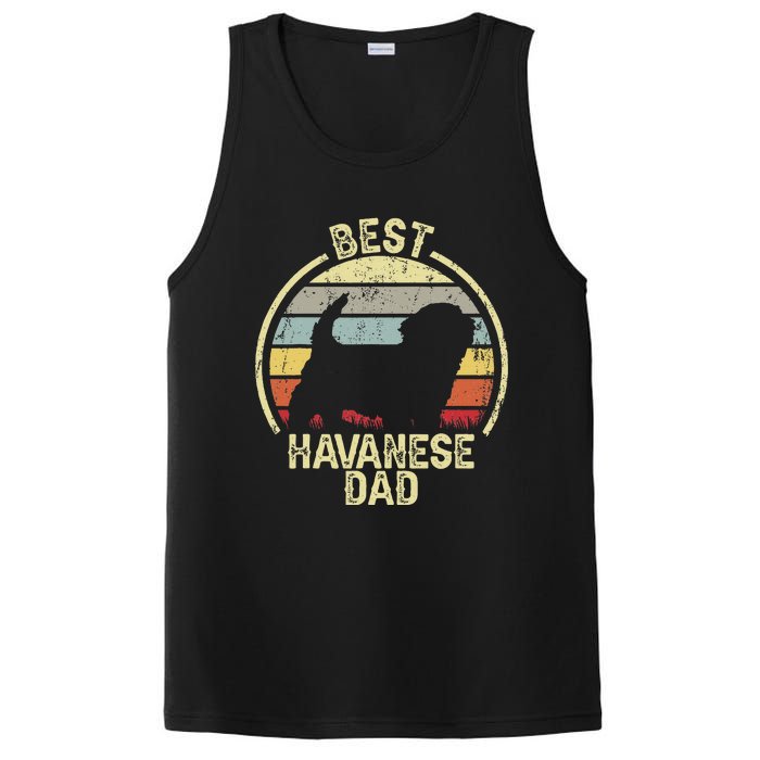 Best Dog Father Dad Vintage Havanese PosiCharge Competitor Tank