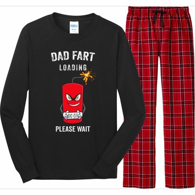 Best Dad Fart Loading Fathers Day Father Farter Joke Gifts Long Sleeve Pajama Set