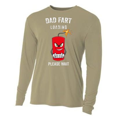 Best Dad Fart Loading Fathers Day Father Farter Joke Gifts Cooling Performance Long Sleeve Crew