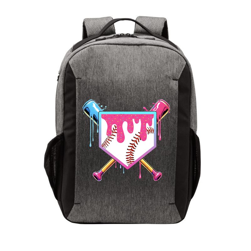 Baseball Drip For Boys Ice Cream Drip Youth Boys Baseball Vector Backpack