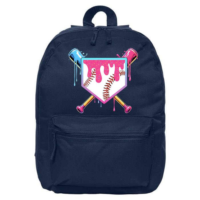 Baseball Drip For Boys Ice Cream Drip Youth Boys Baseball 16 in Basic Backpack