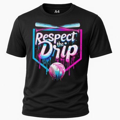 Baseball Drip For Ice Cream Drip Respect The Drip Performance Shirt