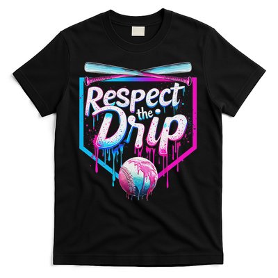 Baseball Drip For Ice Cream Drip Respect The Drip T-Shirt