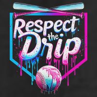 Baseball Drip For Ice Cream Drip Respect The Drip Adult Drive Performance Visor