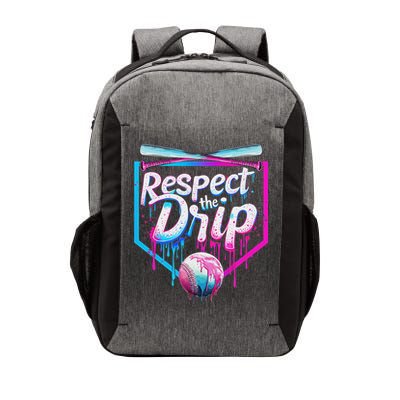 Baseball Drip For Ice Cream Drip Respect The Drip Vector Backpack