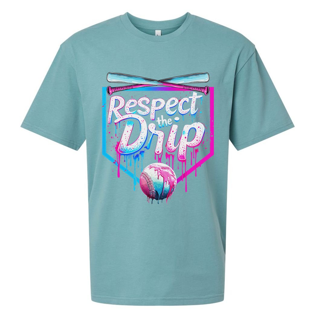 Baseball Drip For Ice Cream Drip Respect The Drip Sueded Cloud Jersey T-Shirt