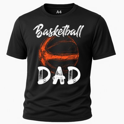 Basketball Dad For Men Family Matching Basketball Ballers Cooling Performance Crew T-Shirt