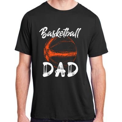 Basketball Dad For Men Family Matching Basketball Ballers Adult ChromaSoft Performance T-Shirt