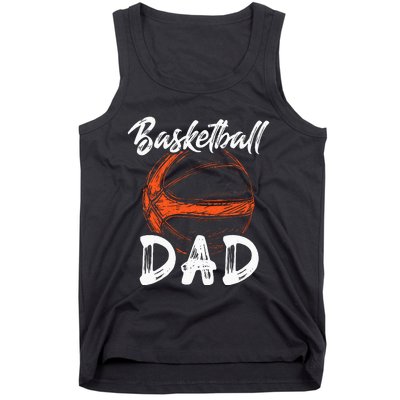 Basketball Dad For Men Family Matching Basketball Ballers Tank Top