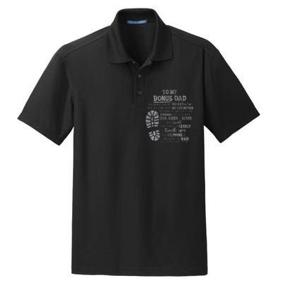 Bonus Dad FatherS Day From Daughter Son Dry Zone Grid Polo