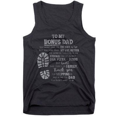 Bonus Dad FatherS Day From Daughter Son Tank Top