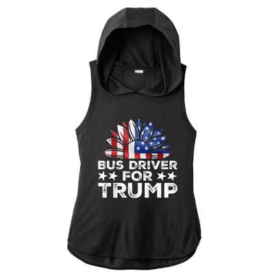 Bus Drivers For Trump Ladies PosiCharge Tri-Blend Wicking Draft Hoodie Tank