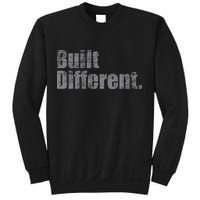 Built Different Funny Vintage Sweatshirt