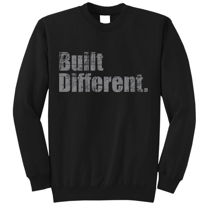 Built Different Funny Vintage Sweatshirt