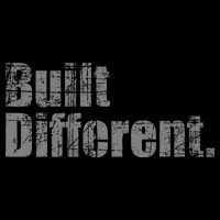 Built Different Funny Vintage Sweatshirt