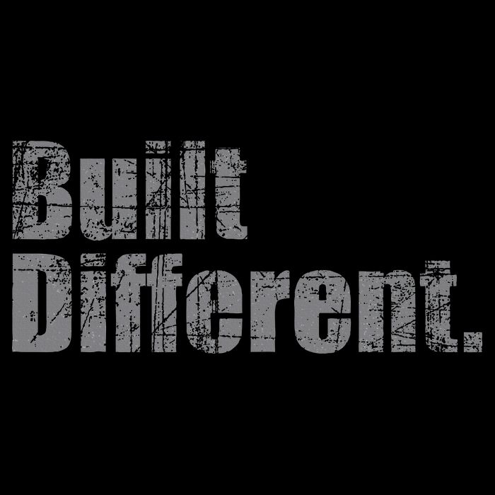 Built Different Funny Vintage Sweatshirt