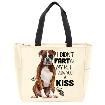 Boxer Dog Funny Tshirt For Dog Mom, Dog Dad, Dog Lover Gift Zip Tote Bag