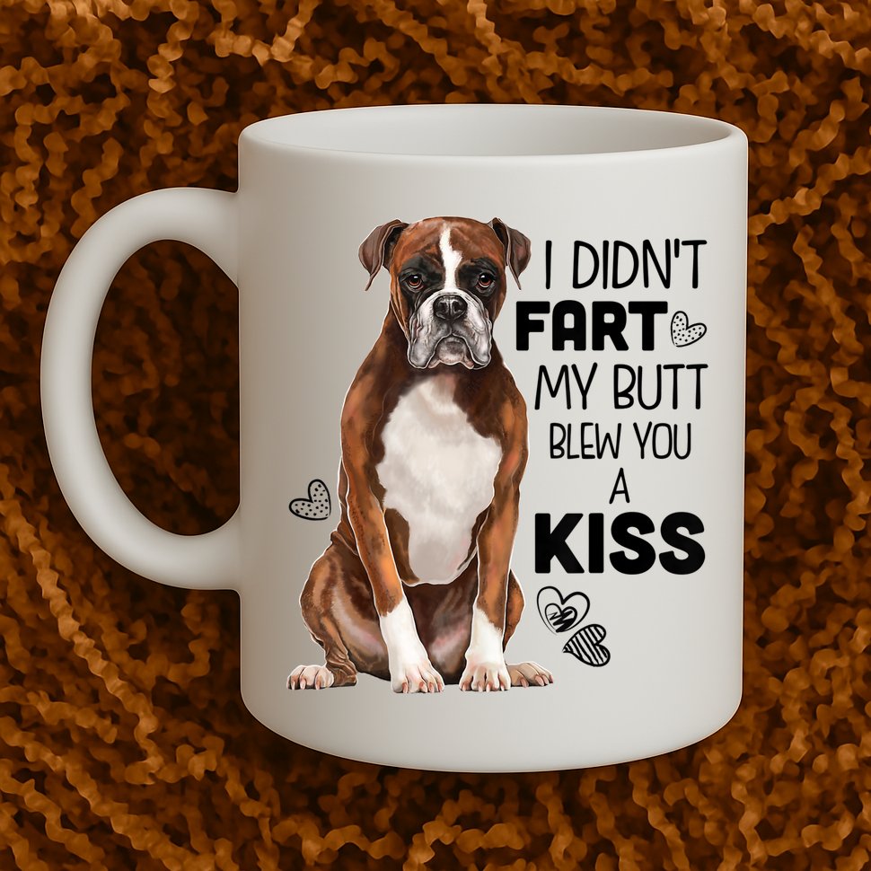 Boxer Dog Funny Tshirt For Dog Mom, Dog Dad, Dog Lover Gift Mug