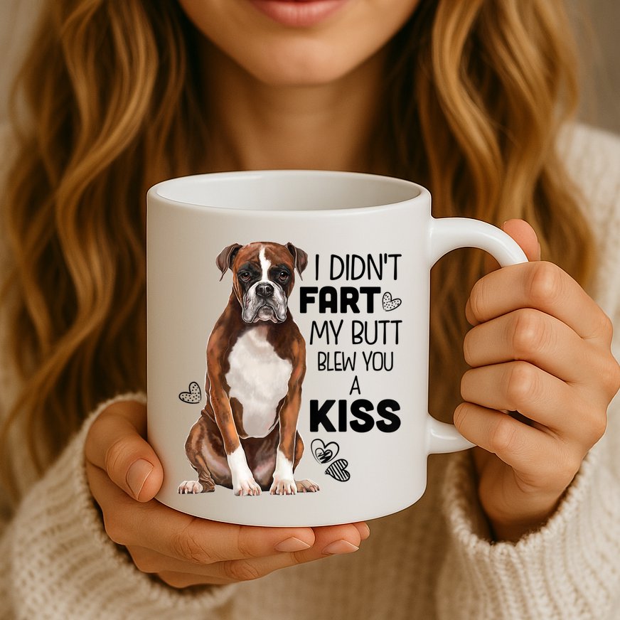 Boxer Dog Funny Tshirt For Dog Mom, Dog Dad, Dog Lover Gift Mug