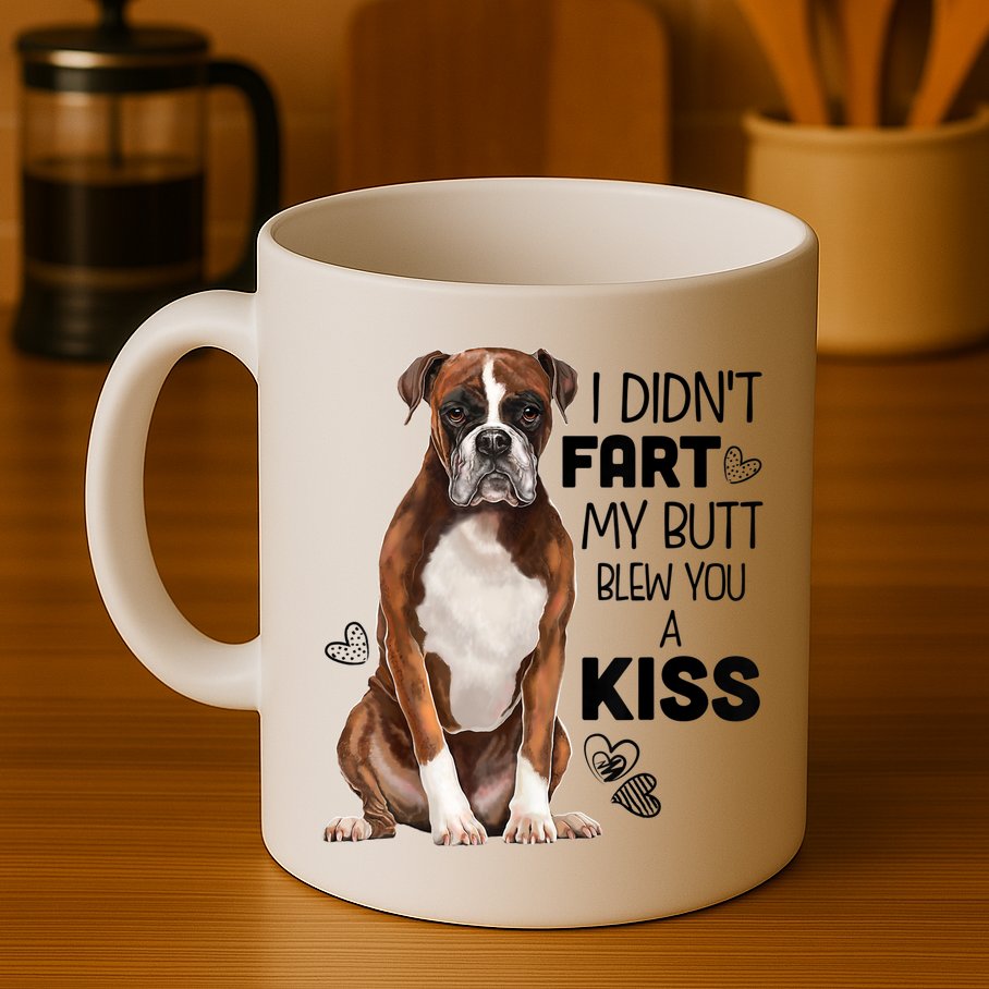Boxer Dog Funny Tshirt For Dog Mom, Dog Dad, Dog Lover Gift Mug