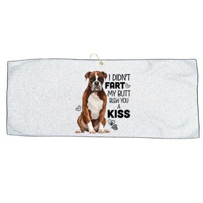 Boxer Dog Funny Tshirt For Dog Mom, Dog Dad, Dog Lover Gift Large Microfiber Waffle Golf Towel