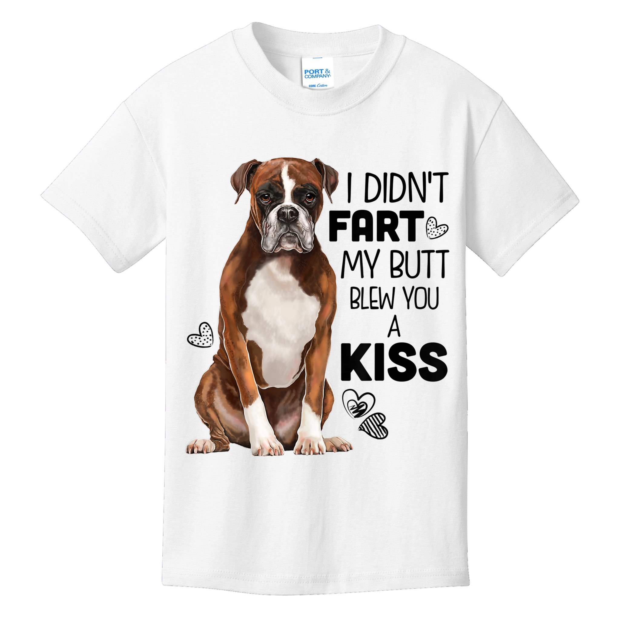 Boxer Dog Funny Tshirt For Dog Mom, Dog Dad, Dog Lover Gift Kids T-Shirt