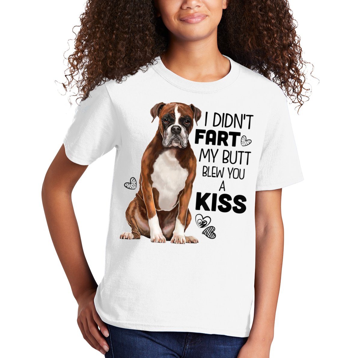Boxer Dog Funny Tshirt For Dog Mom, Dog Dad, Dog Lover Gift Kids T-Shirt