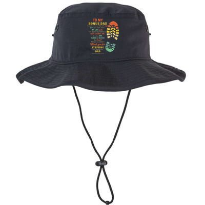 Bonus Dad From Stepdad For Daughter Son Legacy Cool Fit Booney Bucket Hat