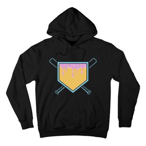 Baseball Drip For Ice Cream Drip Baseball Hoodie