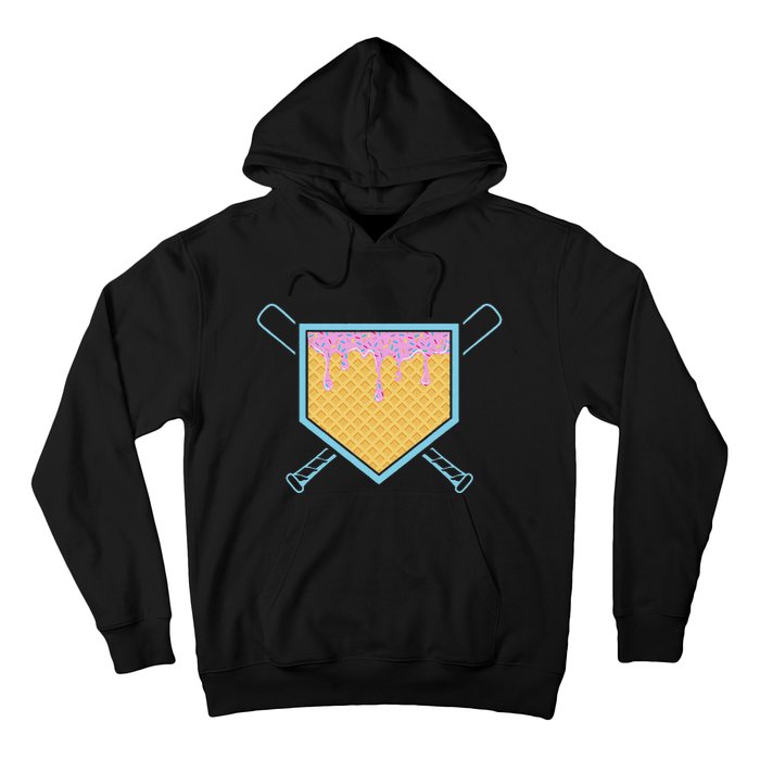 Baseball Drip For Ice Cream Drip Baseball Hoodie