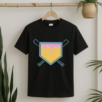 Baseball Drip For Ice Cream Drip Baseball T-Shirt