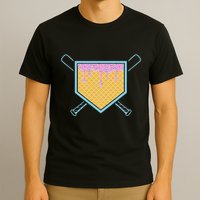 Baseball Drip For Ice Cream Drip Baseball T-Shirt