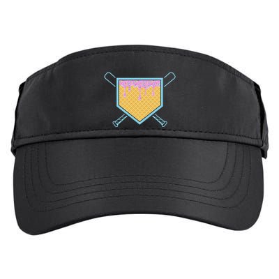 Baseball Drip For Ice Cream Drip Baseball Adult Drive Performance Visor