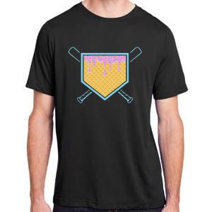 Baseball Drip For Ice Cream Drip Baseball Adult ChromaSoft Performance T-Shirt