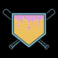 Baseball Drip For Ice Cream Drip Baseball 16 in Basic Backpack
