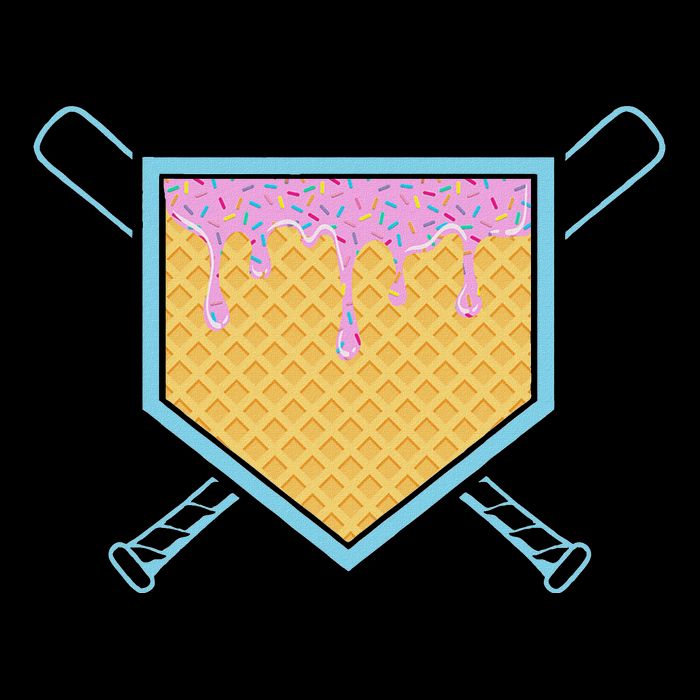 Baseball Drip For Ice Cream Drip Baseball 16 in Basic Backpack