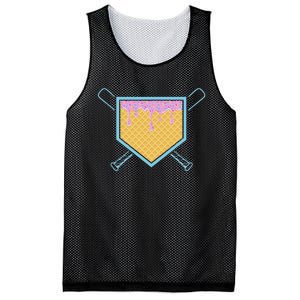 Baseball Drip For Ice Cream Drip Baseball Mesh Reversible Basketball Jersey Tank