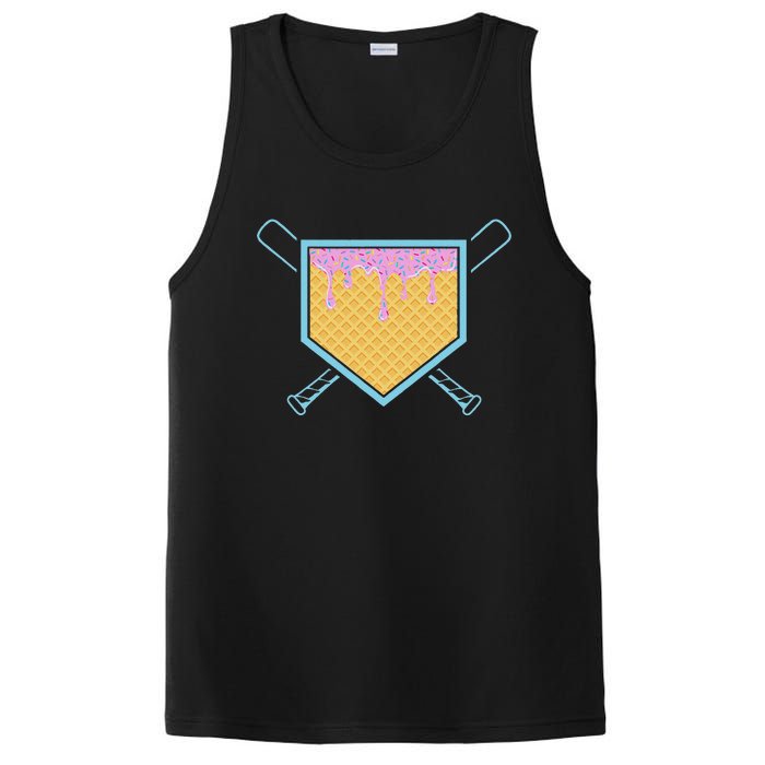 Baseball Drip For Ice Cream Drip Baseball PosiCharge Competitor Tank