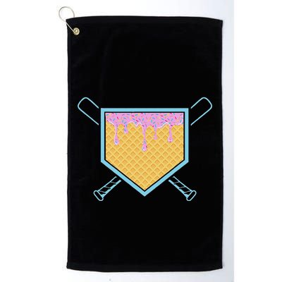 Baseball Drip For Ice Cream Drip Baseball Golf Towel