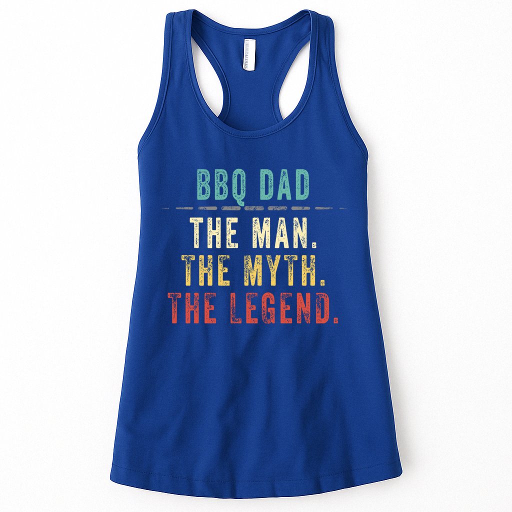 Bbq Dad Fathers Day Gift Bbq Dad Myth Legend Great Gift Womens Tank Top