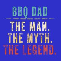 Bbq Dad Fathers Day Gift Bbq Dad Myth Legend Great Gift Baby Bodysuit