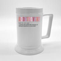 Booktrovert Definition Funny Book Lover Beer Stein